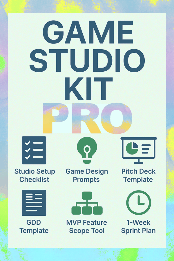 Game Studio Kit Pro – $497