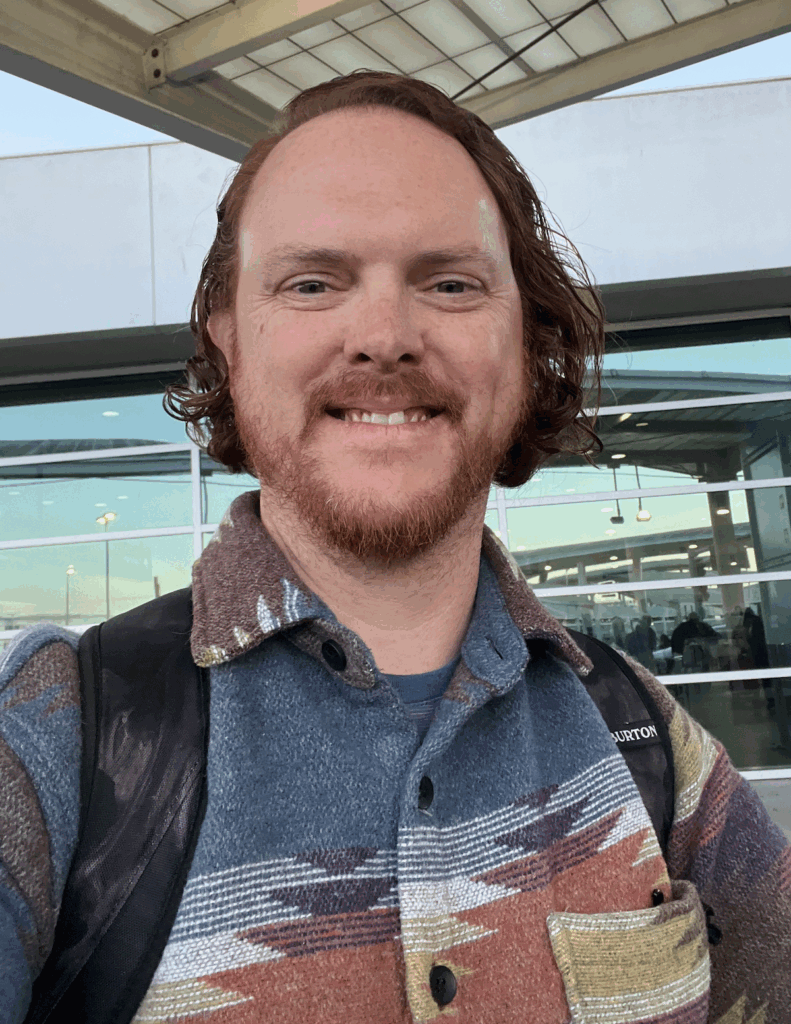 Stu Westphal selfie at Moscone Center during the Game Developer Conference